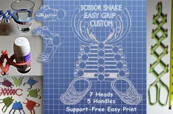 Scissor Snake Easy Grip Custom