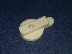 Simple rotating door lock for an Anderson sliding screen door