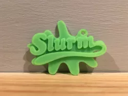 Slurm Keychain! (futurama)