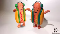 Snapchat Dancing Hotdog Meme
