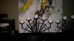 Spider Web Candelabra