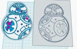 Star Wars BB8 cookie cutter