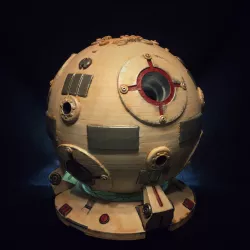 Star Wars Training Droid with Custom Base