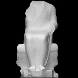 Statue of a seated Dionysos