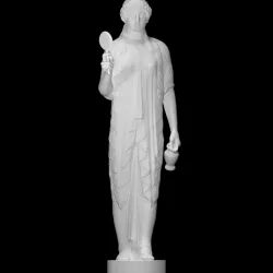 Statue of a young woman