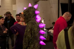 Stegosaurus Dinosaur Costume Spikes - LED Halloween