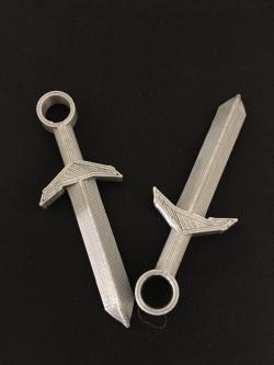 STL file MInecraft Sword - Key Ring 🗡️・Template to download and 3D  print・Cults