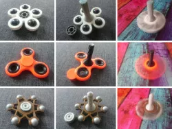 Universal Fidget Spinner to Spinning Top Converter