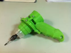 Vacuum Dremel with integrated RPM control