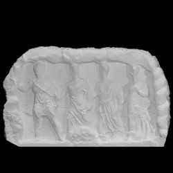 Votive relief in the shape of a cave