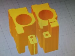 Wanhao Duplicator I3 Adjustable X block and attachment