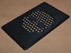 Weed card grinder