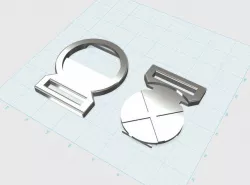 X-Men belt buckle