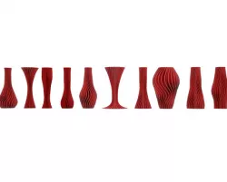10 twisted vases
