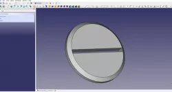 28mm Round Base with 2mm x 25mm Slot