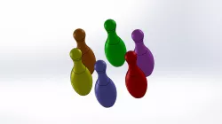 3D Printed bowling pin