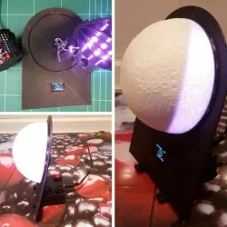 3Dprinted Lunar Phase Clock