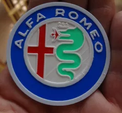 4 colors Alfa Romeo Logo