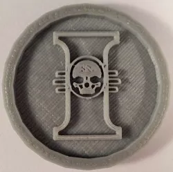 40mm X 4mm Token - Marker of The Inquisition 40K Bits