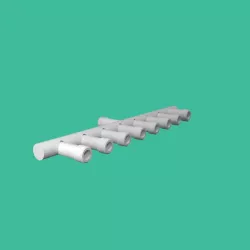 6mm 1 in 8 out aquarium