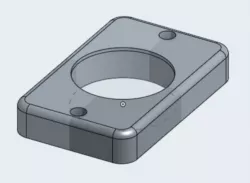 A simple casing for a 30mm LED light