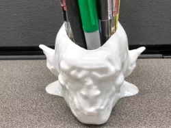 Azog The Defiler White Orc Pen Holder Plant Pot from Lord of the Rings