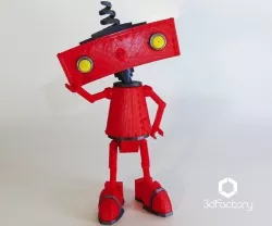 Bad Robot - 3dPrintable - 3dFactory Brasil