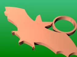 Bat keyring