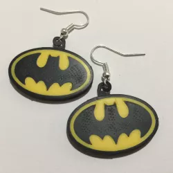 Batman Logo Earrings