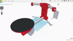 bq ciclop remix with T slot extrusion and LED lights