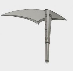 3D file Soul Eater Cosplay Scythe 💬・3D print object to download・Cults