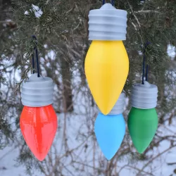 Christmas Light Bulb Ornament