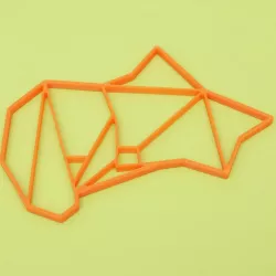 Customizable Origami Cute Fox