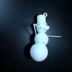 dabbing snowman