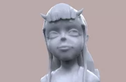 Demon Girl Statue