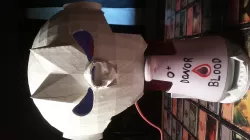 Demon Skull Motion-Sense Drink Dispenser with Bluetooth Halloween Prop (Both Trick & Treat)
