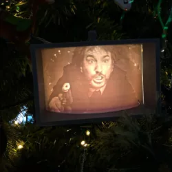Die Hard Christmas Ornament (Hans Gruber Falling)