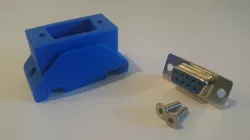 DIN Rail DB9 Connector Mount