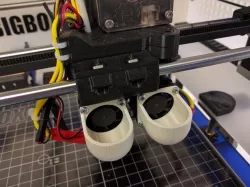 E3D V6 Heat-Sink Fan Shroud for High Temperature Printing.