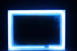 EL Wire Halloween Photo frame