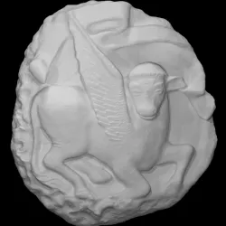 Emblem of St. Luke (winged bull)