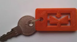 Envelope keychain for your mail box