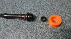 Espresso machine steam wand nut