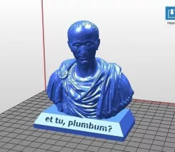 et tu, plumbum? - Julius Caesar Pencil Holder