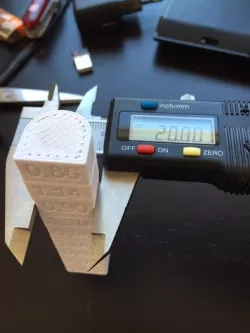 Extrusion Width Calibration Block