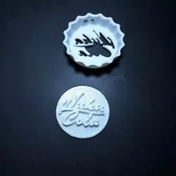 Fallout Bottle Cap Keychain