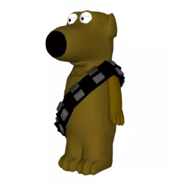 Family Guy - Brian as Chewbacca