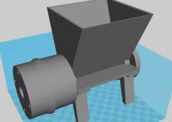 Feed Section 3d Printed for Fillament Extruder