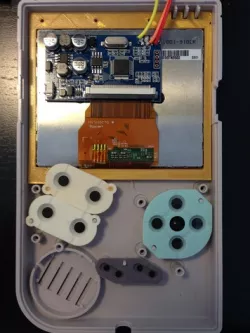 Game Boy Zero Screen Frame
