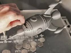 gCreate Rocket Ship Money Bank
